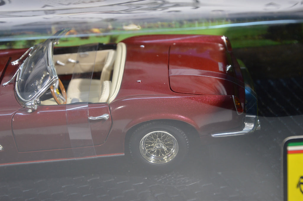 Ferrari 250GT granata Hot Wheels Mattel scala 1:18 nuovo