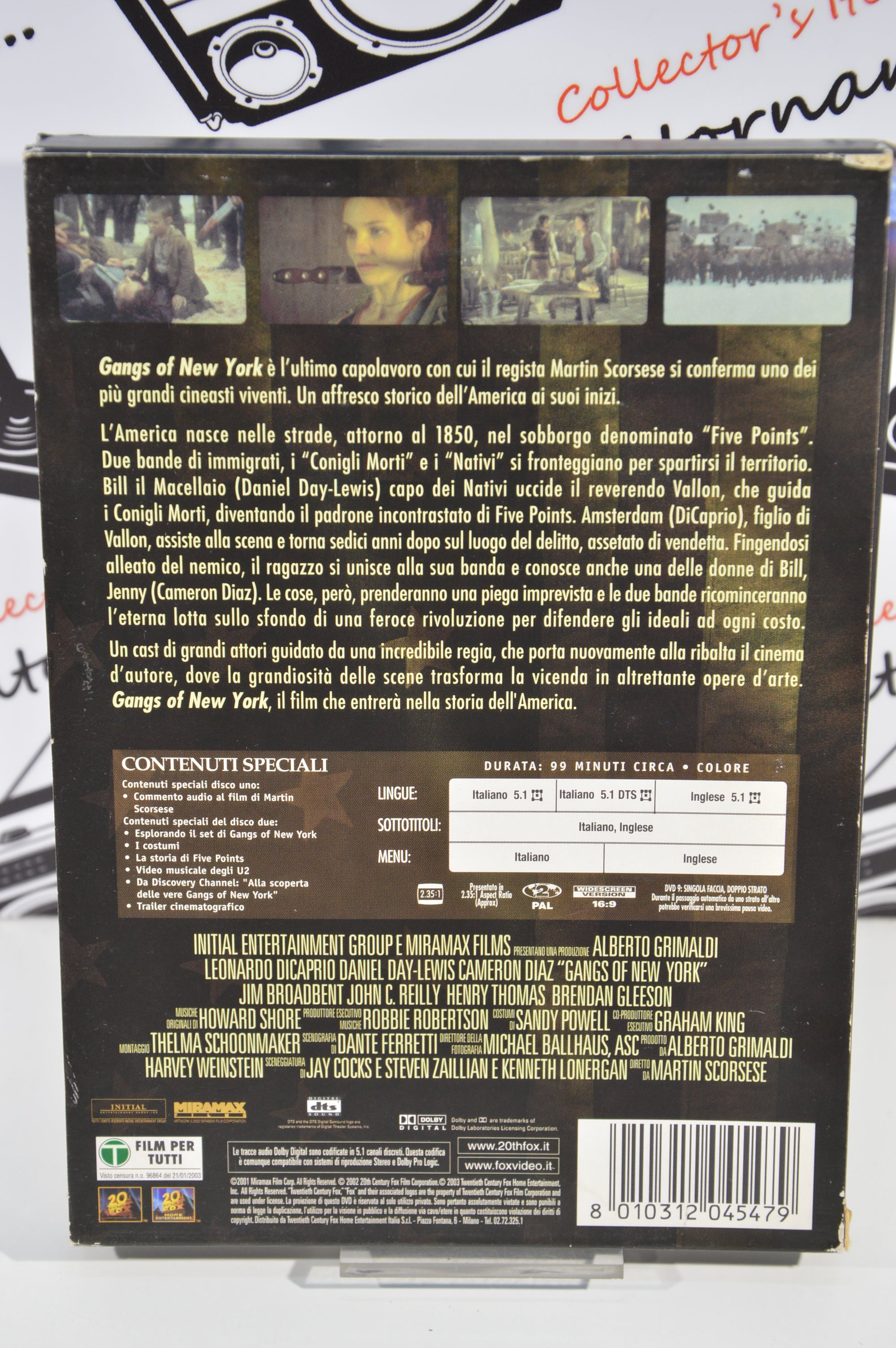 Gangs of New York Dvd Italiano collezione 2 dischi