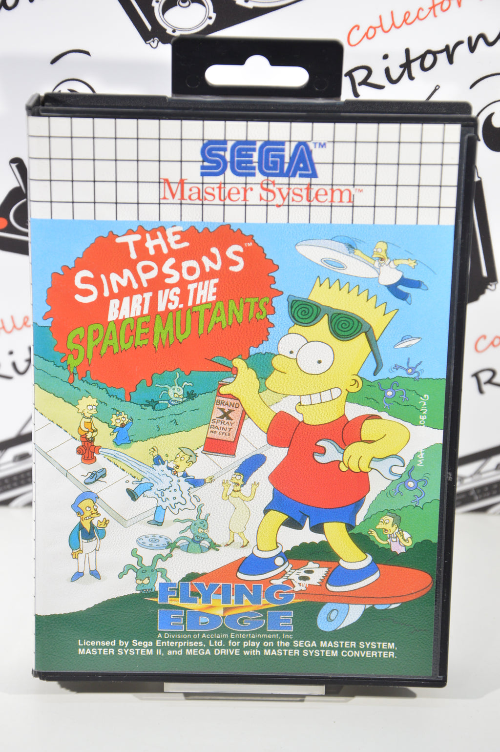 The Simpsons Sega Master system anno 1992 videogames vintage