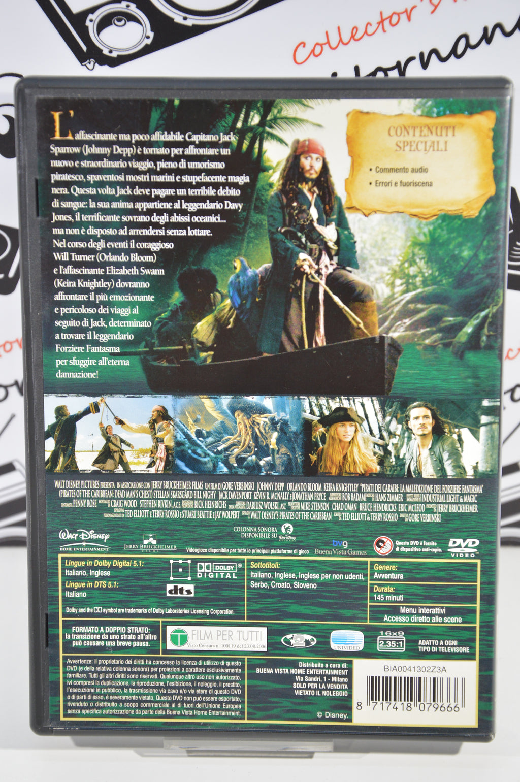 I pirati dei Caraibi la maledizione del forziere fantasma Dvd Italiano