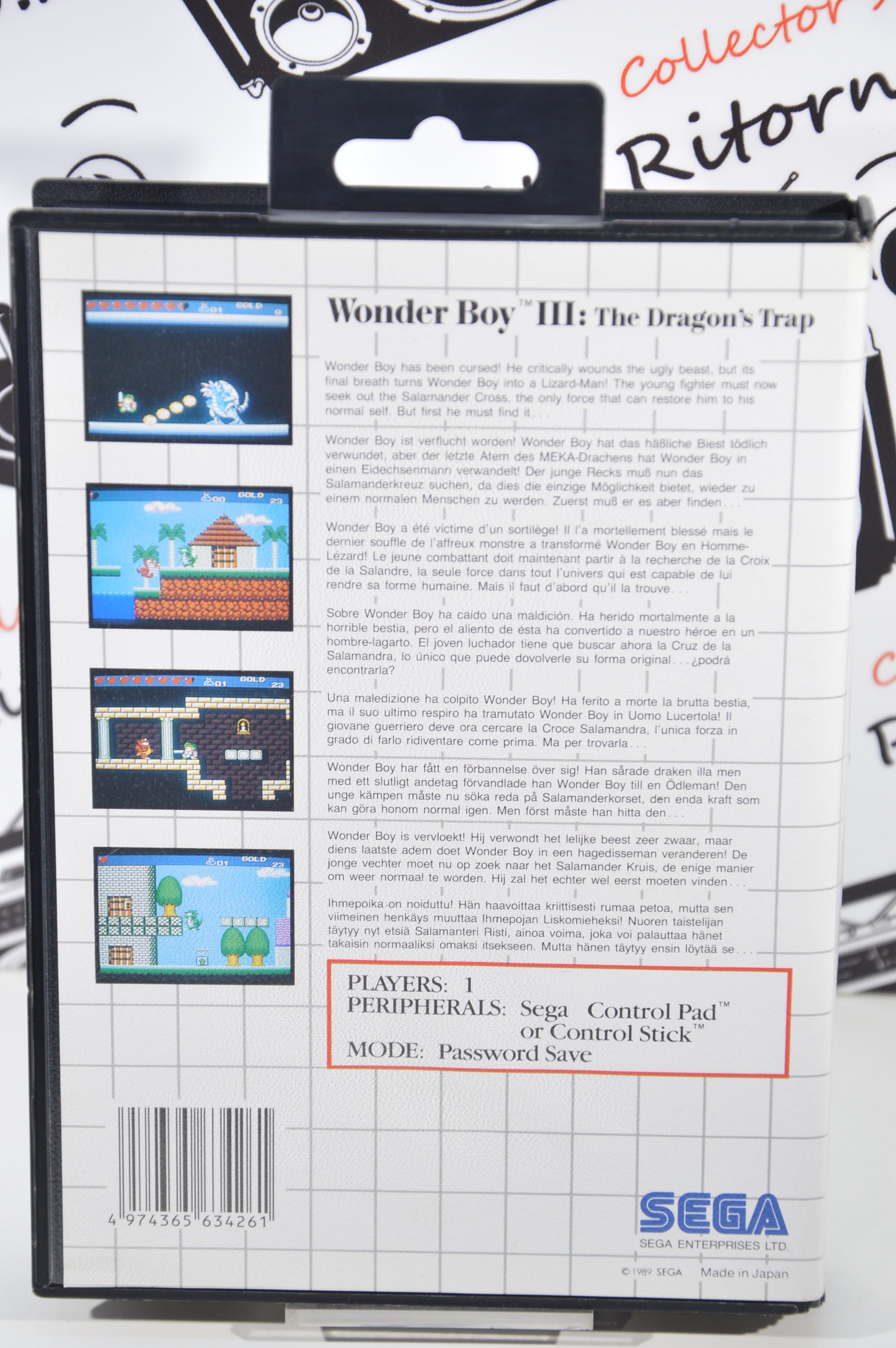 Wonder Boy III Master system anno 1989 videogames vintage