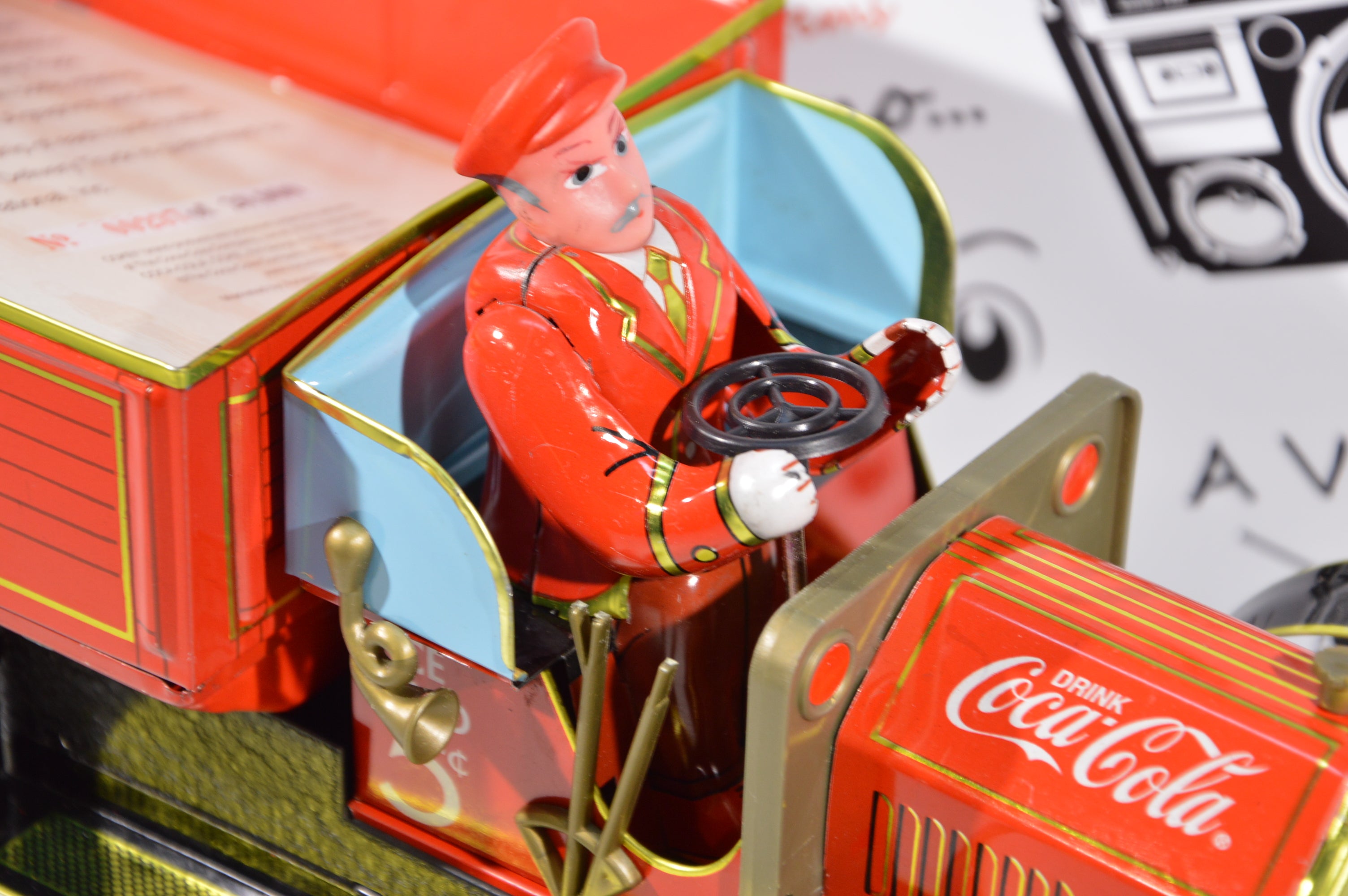 Coca cola 1930 tin delivery truck riproduzione Xonex furgoncino Coca Cola