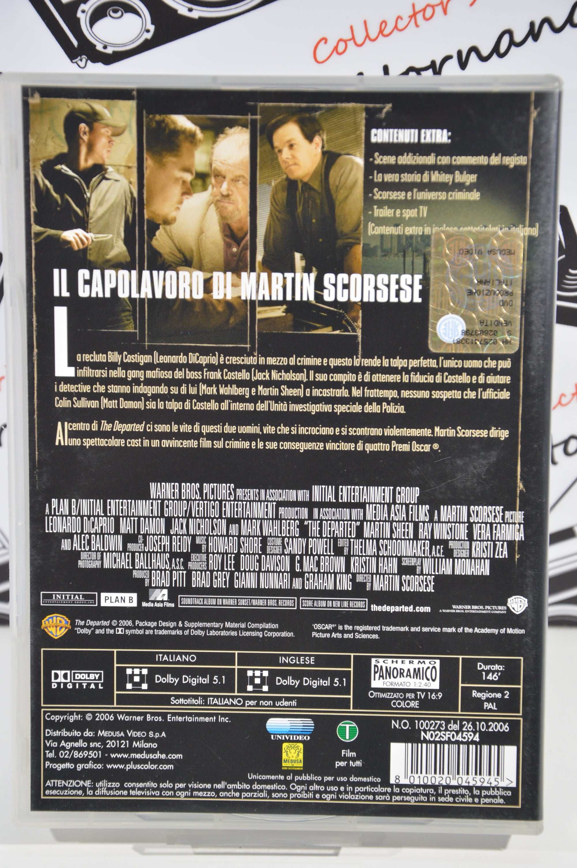 The Departed Dvd Italiano collezione 2 dischi