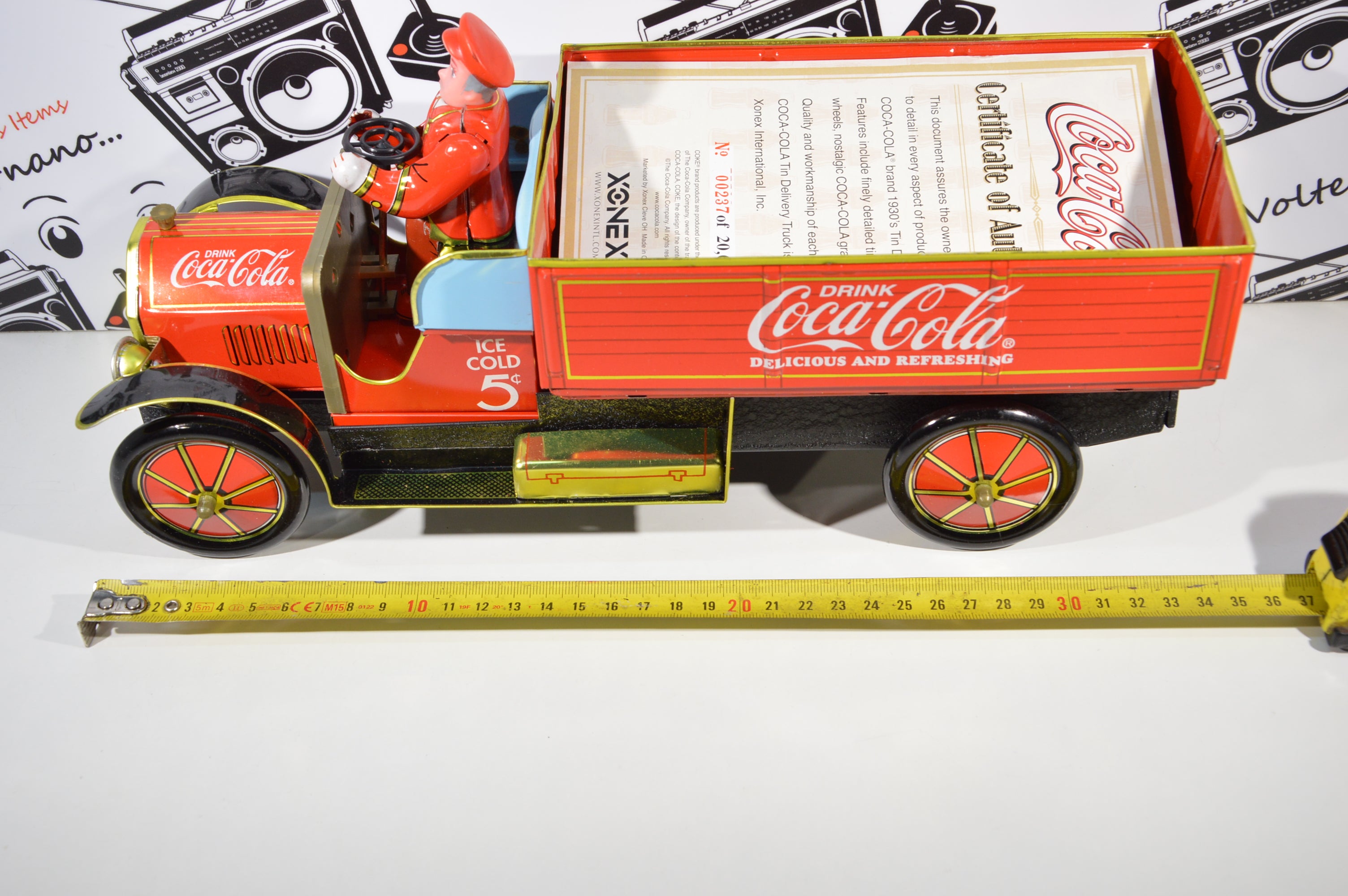 Coca cola 1930 tin delivery truck riproduzione Xonex furgoncino Coca Cola