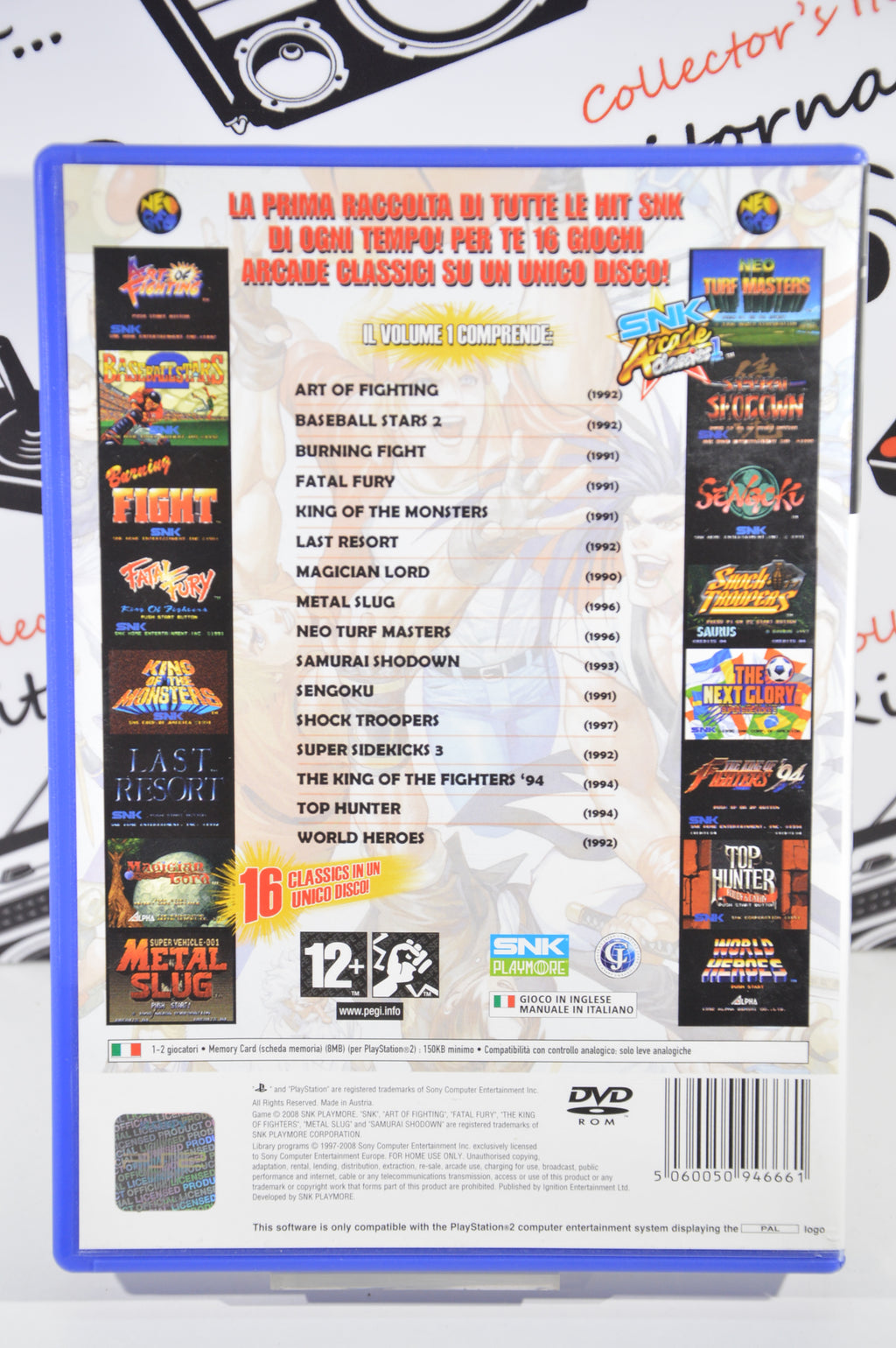 Snk Arcade classics 1 PlayStation 2 12+