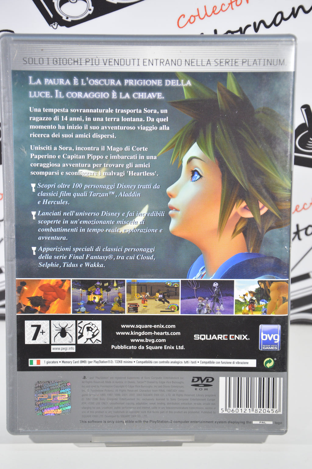 Kingdom Hearts platinum PlayStation 2 7+ ITA
