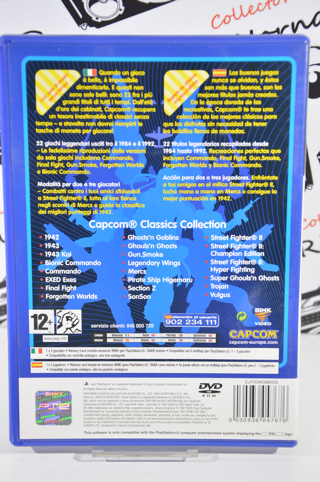 Capcom classics collection PlayStation 2 12+