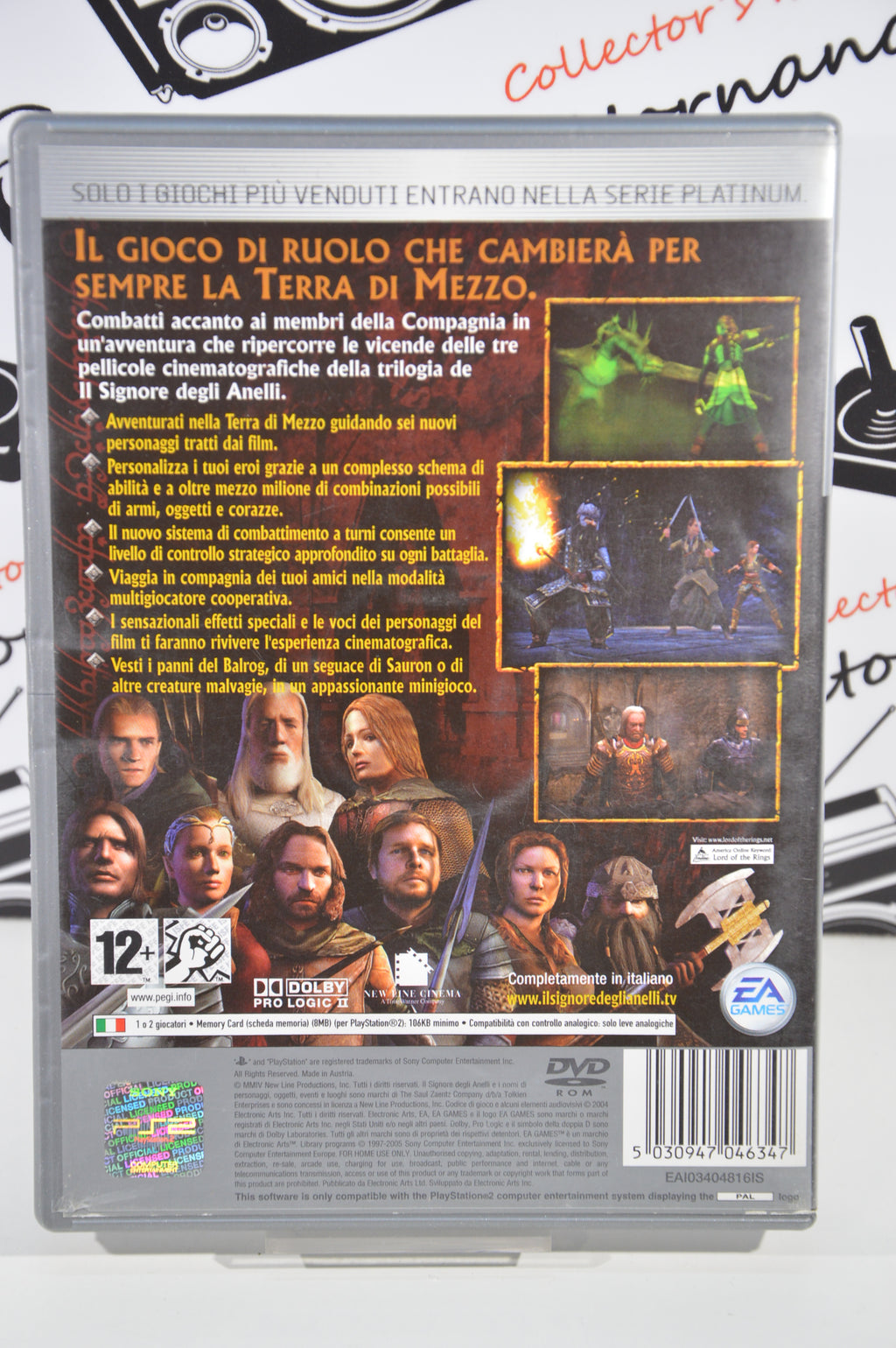 Il signore degli anelli la terza era platinum PlayStation 2 12+ ITA