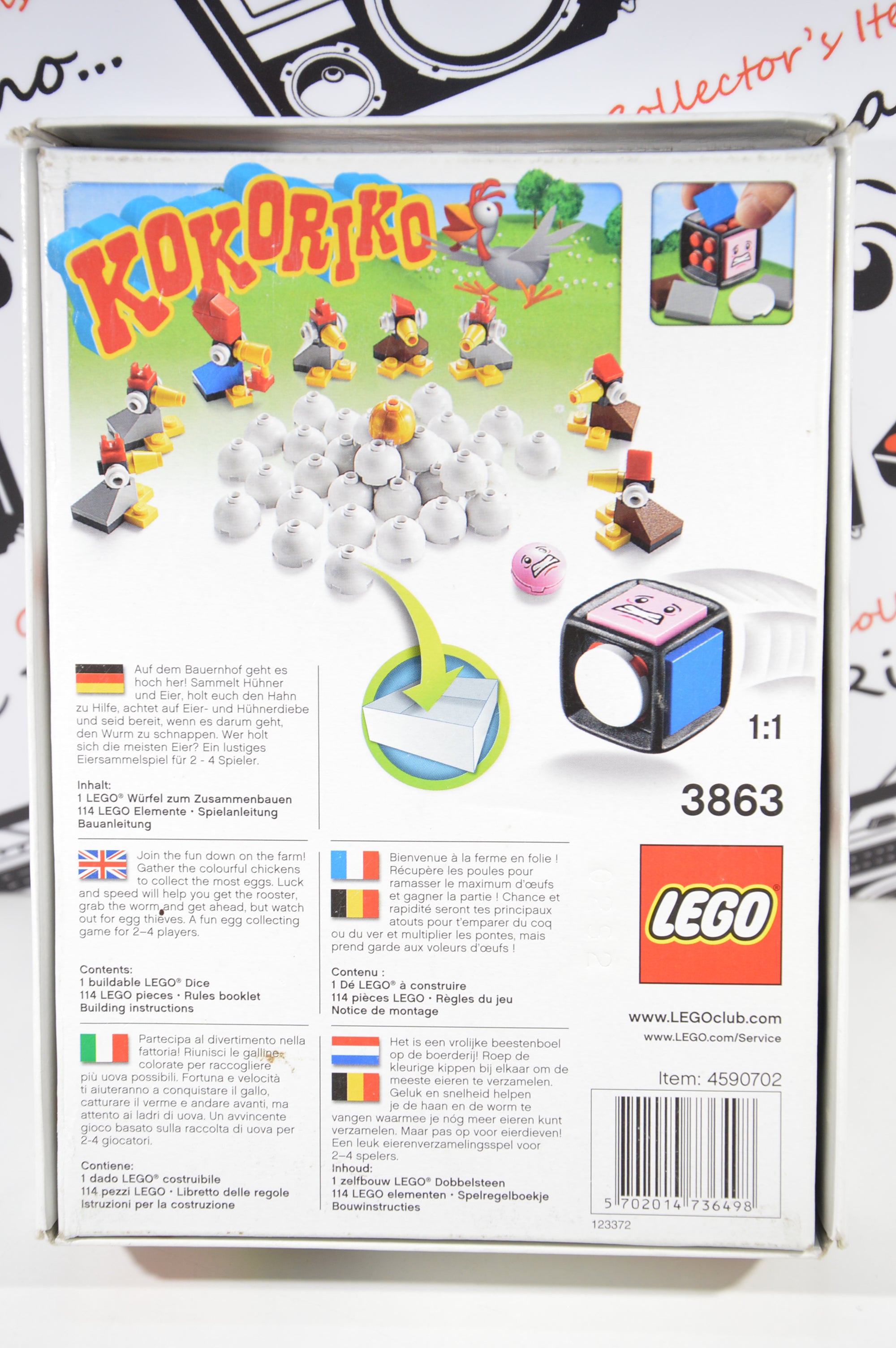Lego 3863 Kokorico 6+ usato completo