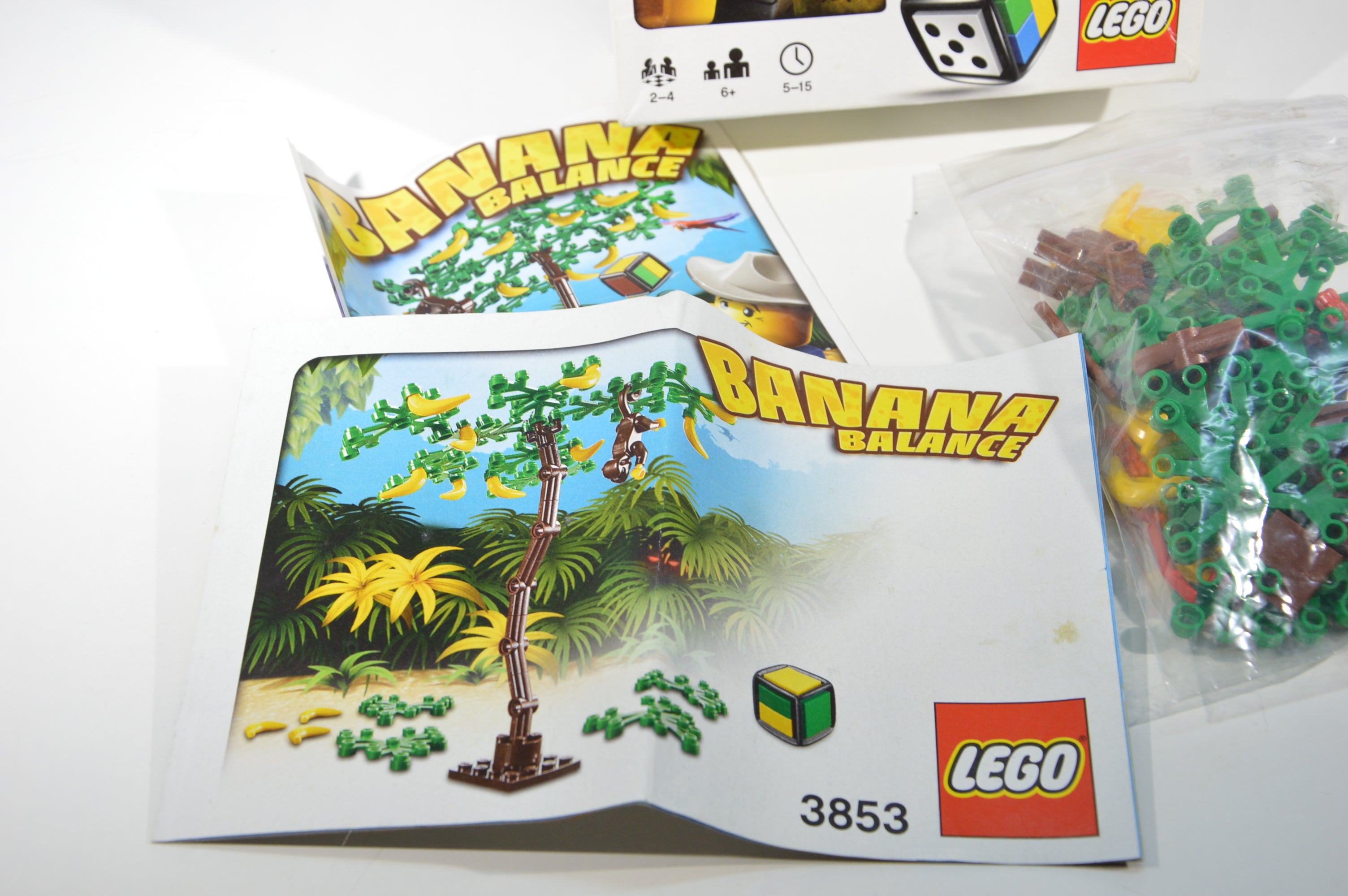 Lego 3853 Banana Balance 6+ usato completo