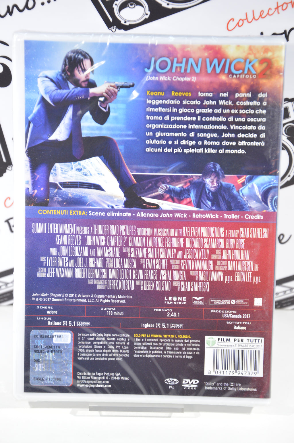 John Wick 2 Dvd Italiano nuovo sigillato