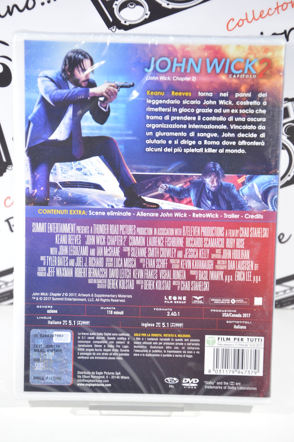 John Wick 2 Dvd Italiano nuovo sigillato