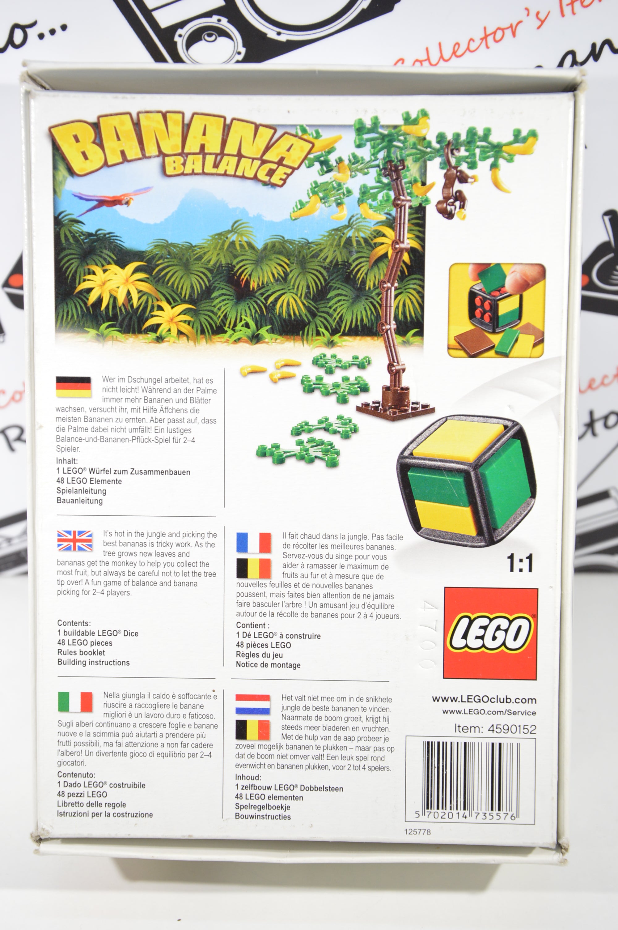 Lego 3853 Banana Balance 6+ usato completo