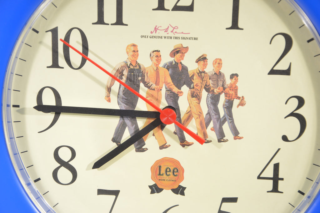 Lee jeans orologio pubblicitario vintage advertising lee orologio da parete