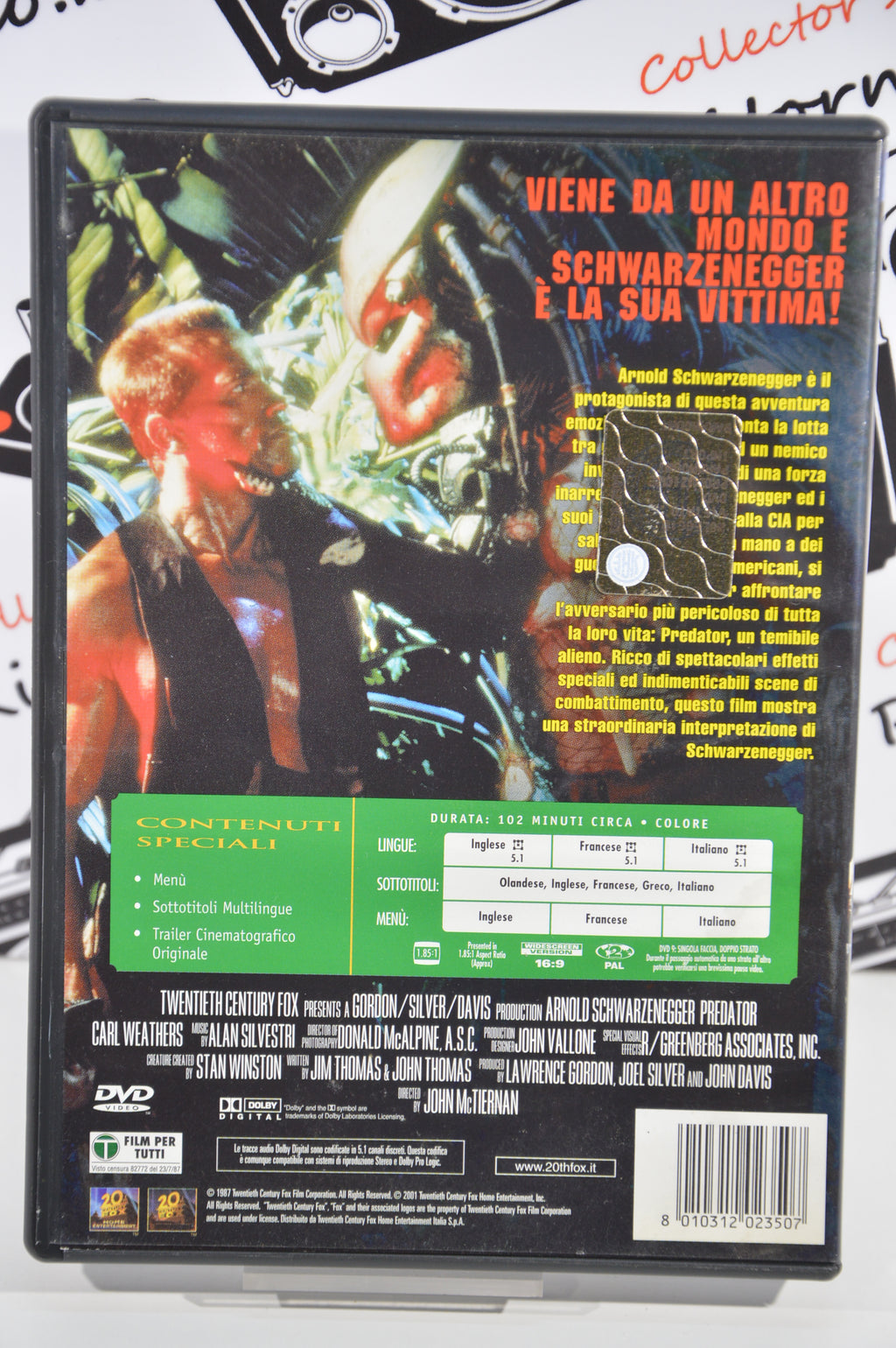 Predator Dvd Italiano