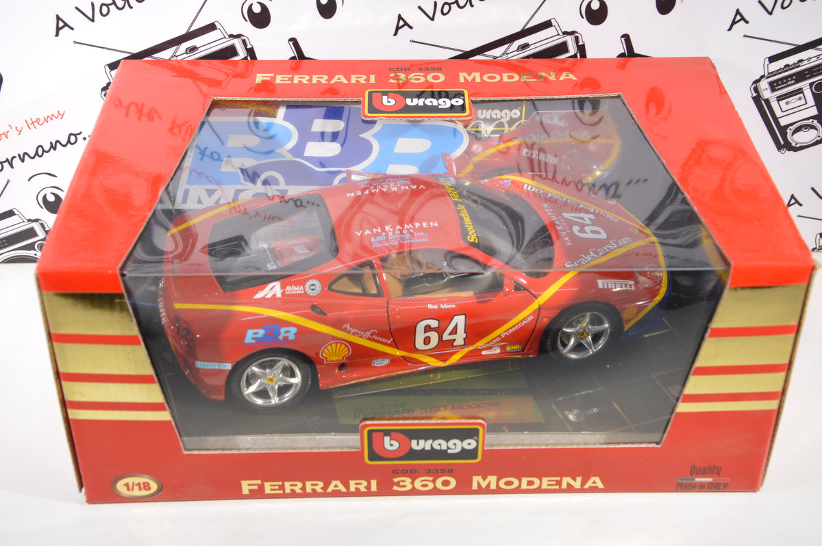 Ferrari 360 Modena Bburago scala 1:18 die cast pari al nuovo