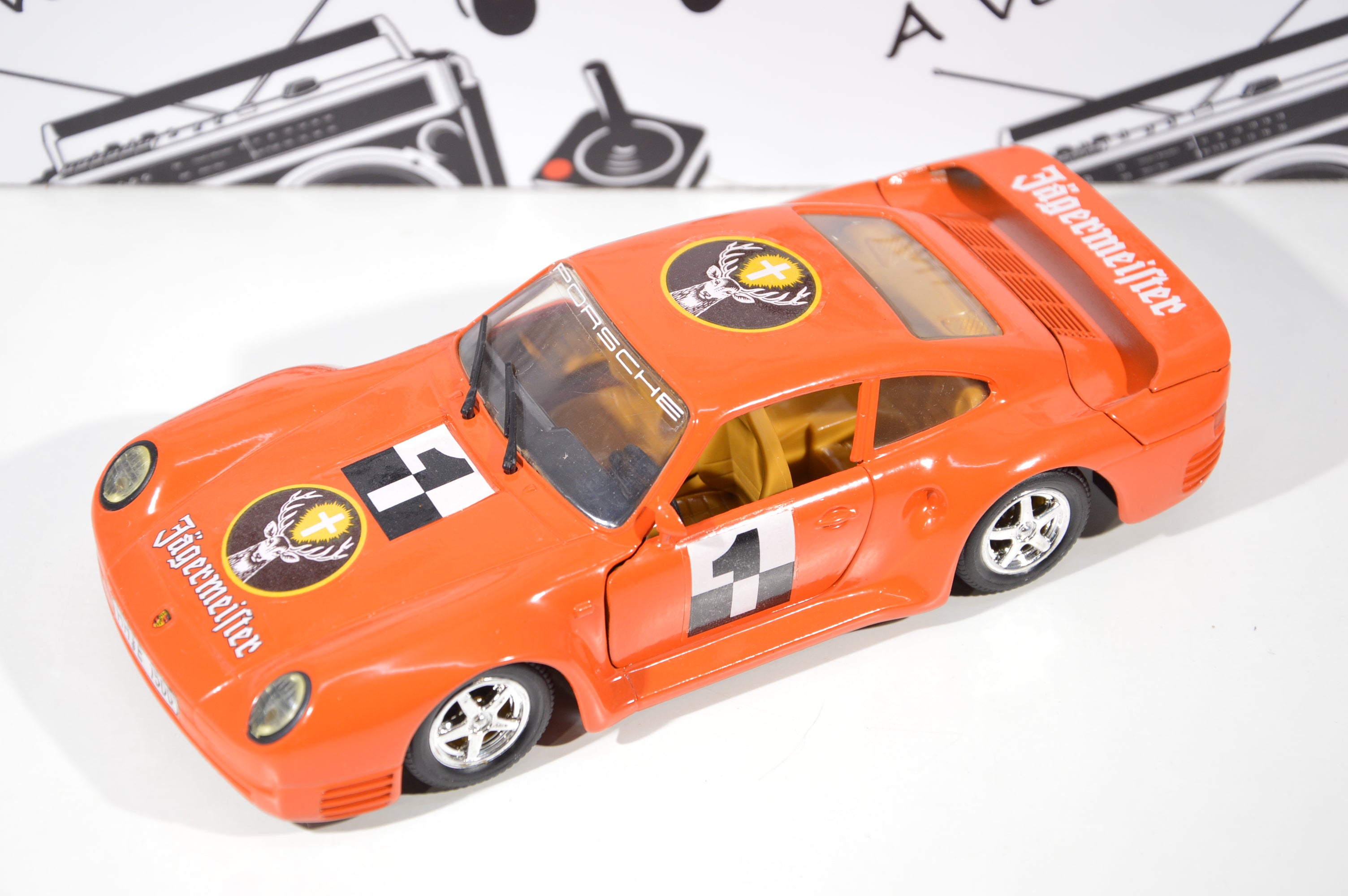 Porsche 959 Jagermeister Revell 1988 scala 1:24 die cast