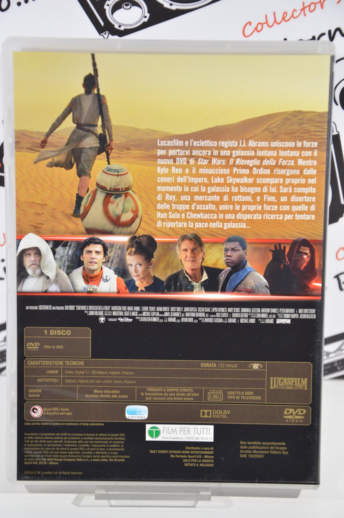 Star Wars il risveglio della forza Dvd Italiano