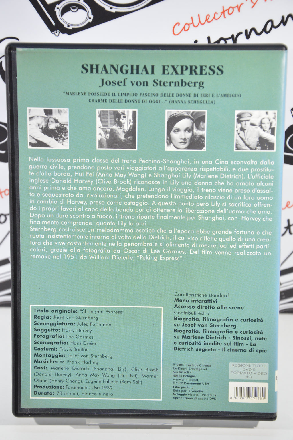 Shangai Express Dvd Italiano collezione Josef Von Sternberg