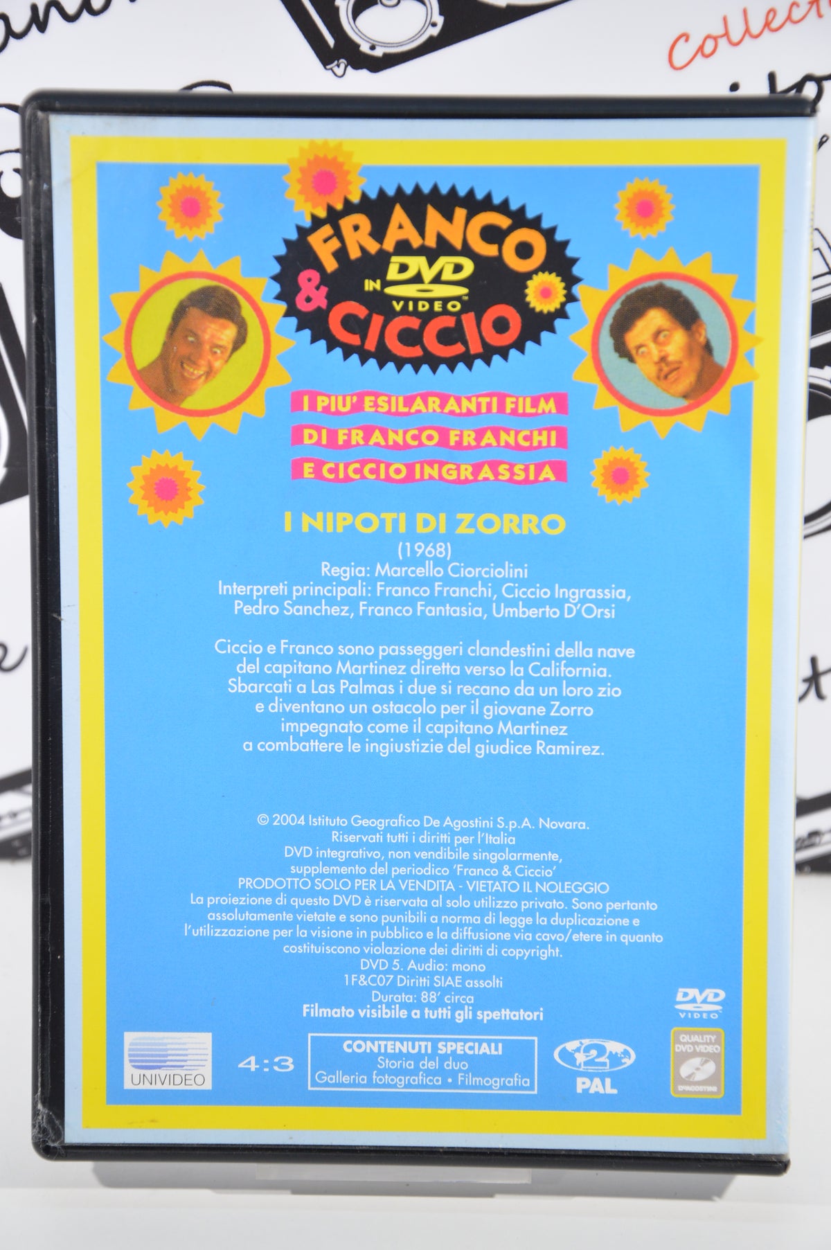 I nipoti di Zorro Dvd Italiano Franco e Ciccio