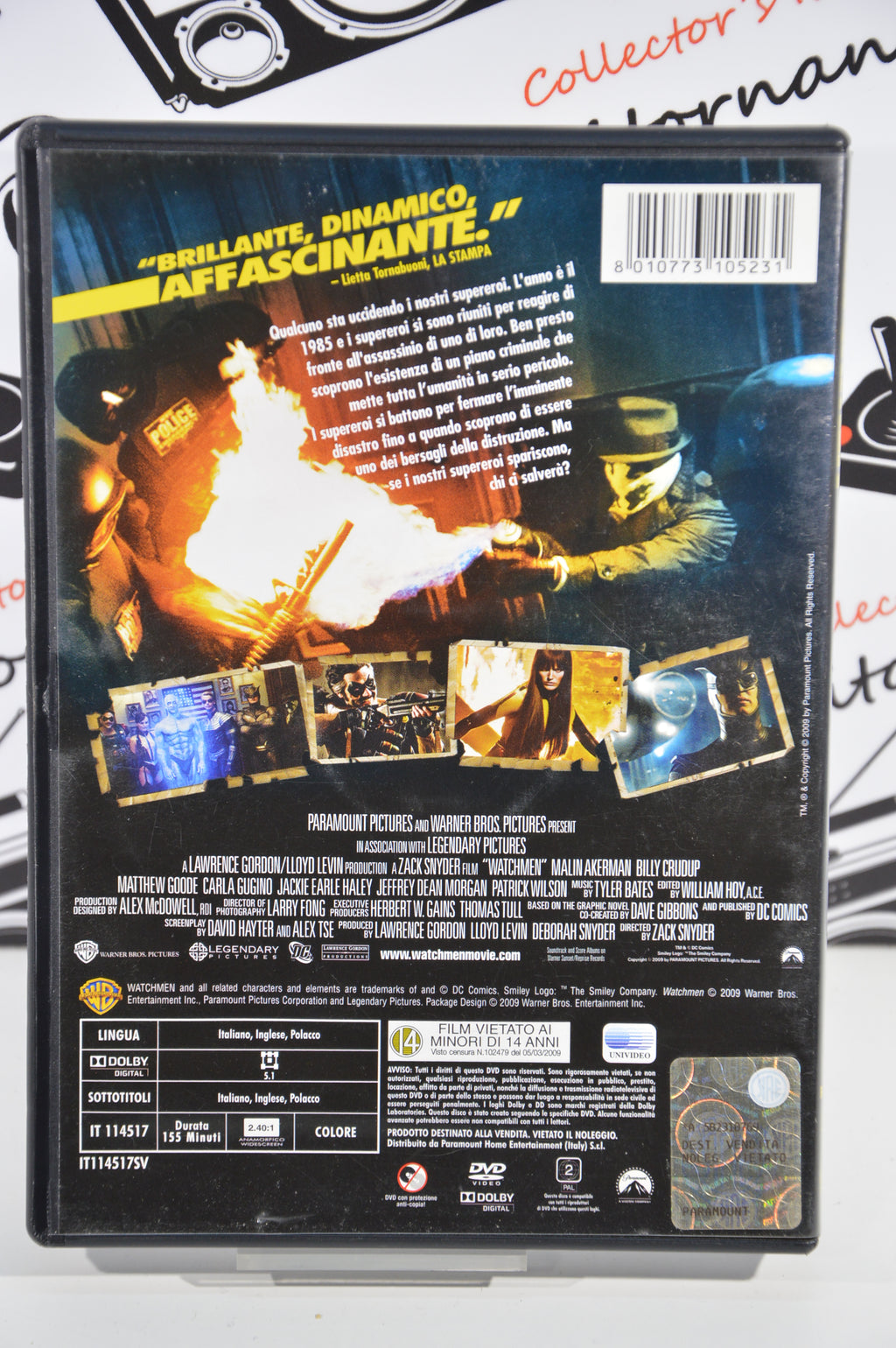 Watchmen Dvd Italiano