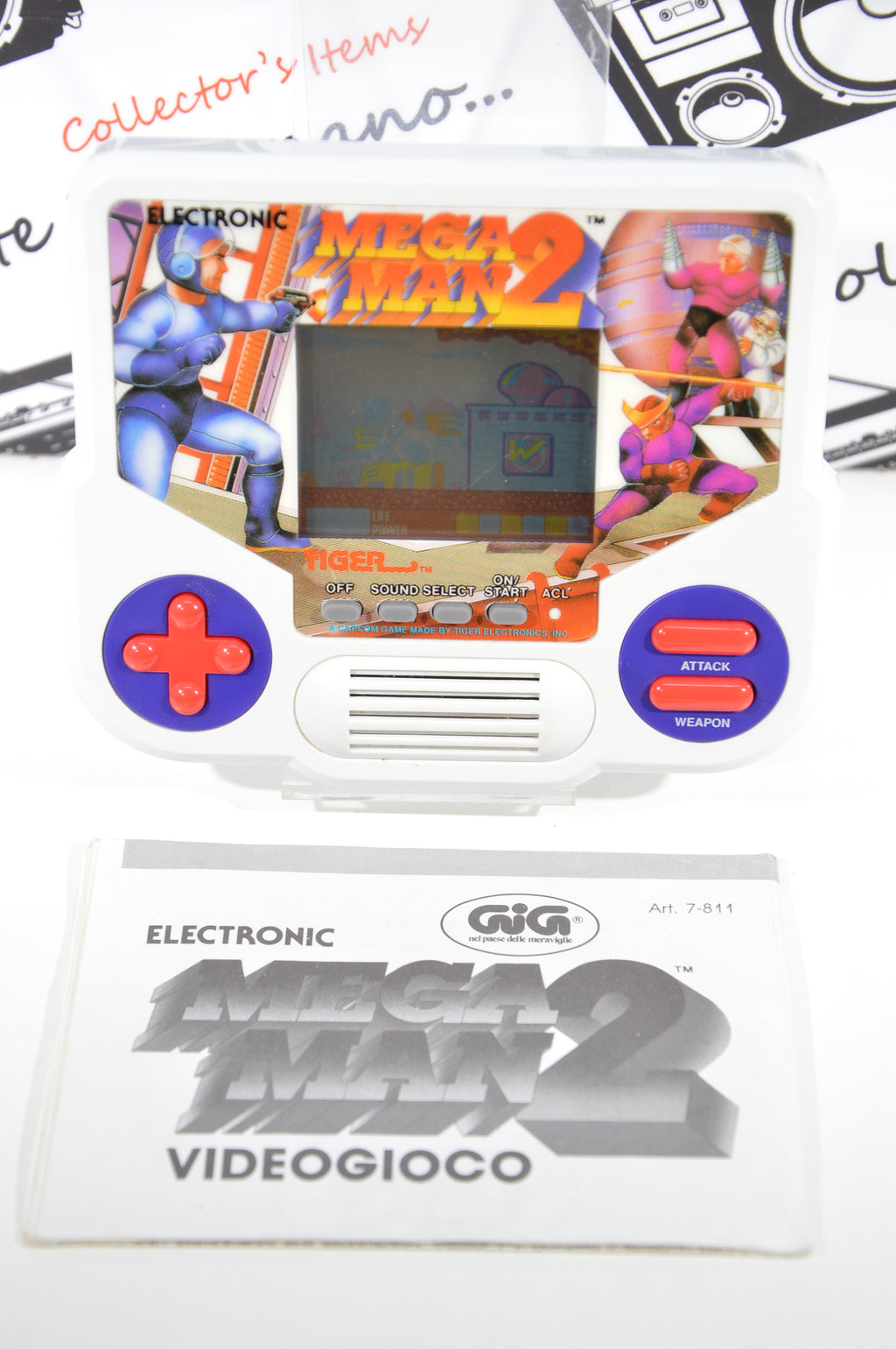 Tiger electronic Mega Man 2 + istruzioni testato e funzionante