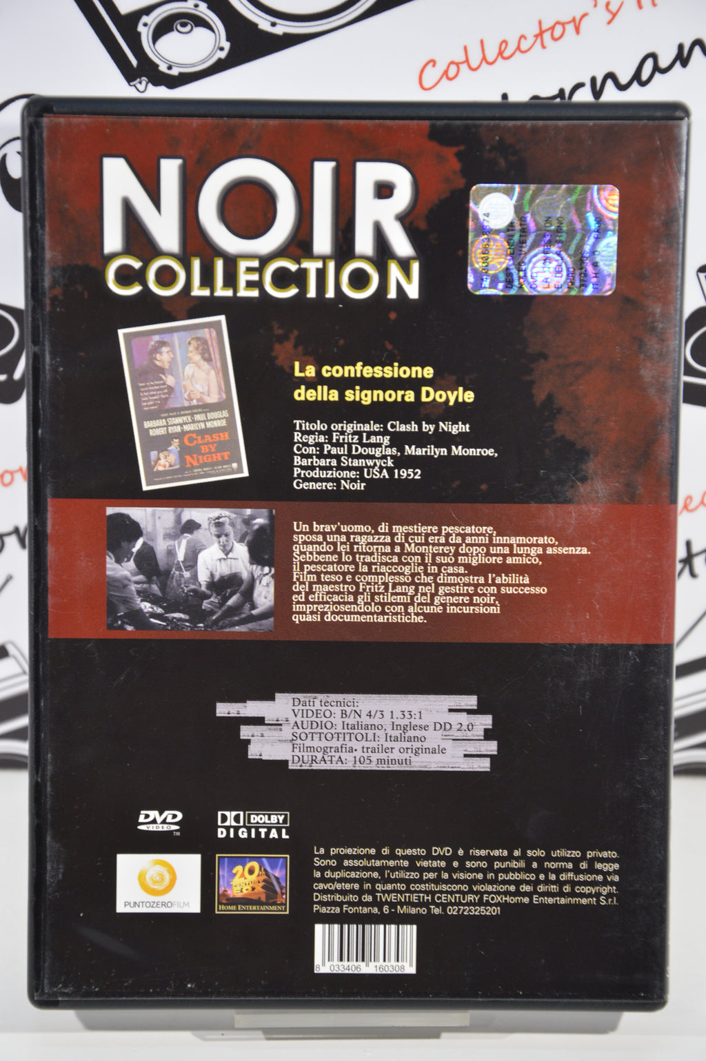 La confessione della signora Doyle Dvd Italiano collezione cinema noir