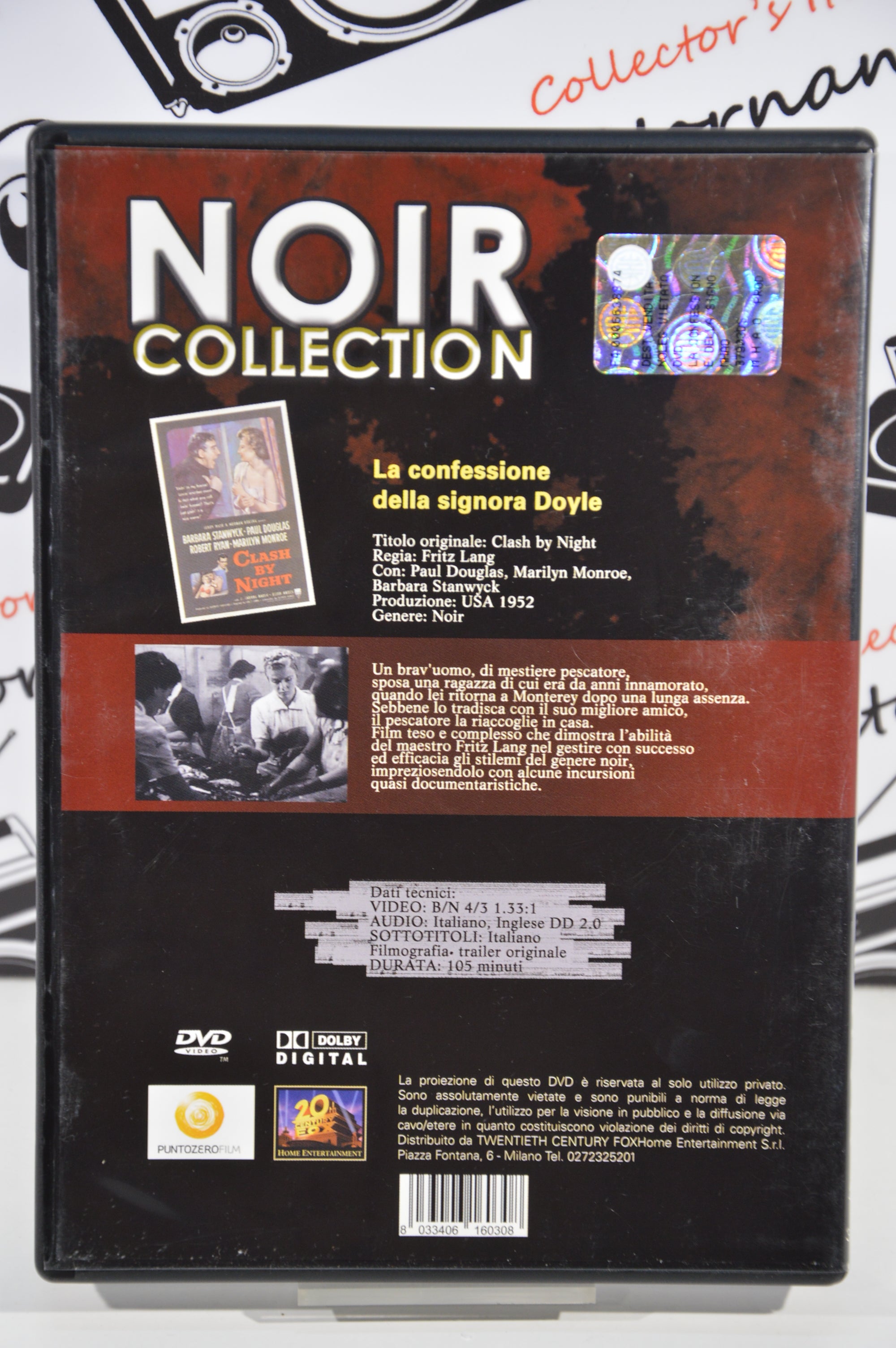 La confessione della signora Doyle Dvd Italiano collezione cinema noir