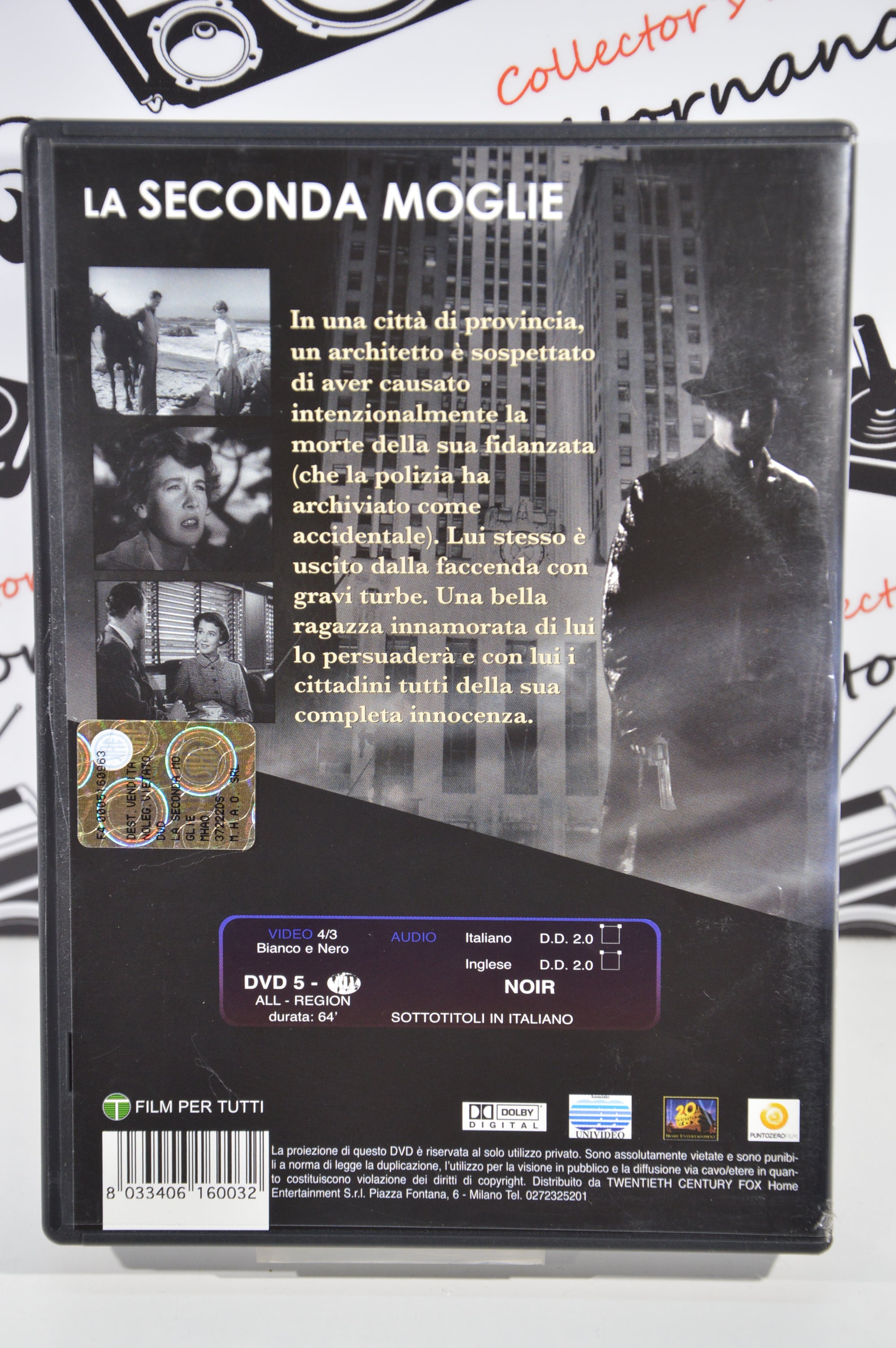 La seconda moglie Dvd Italiano collezione cinema noir