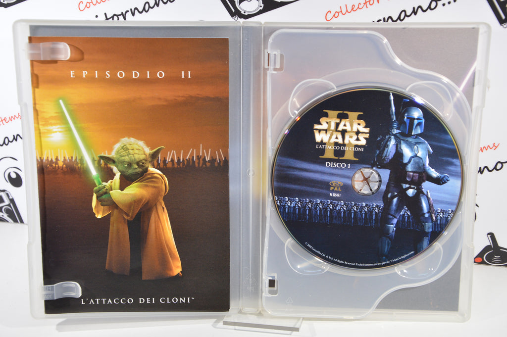 Star Wars l'attacco dei cloni Dvd Italiano edizione 2 dischi