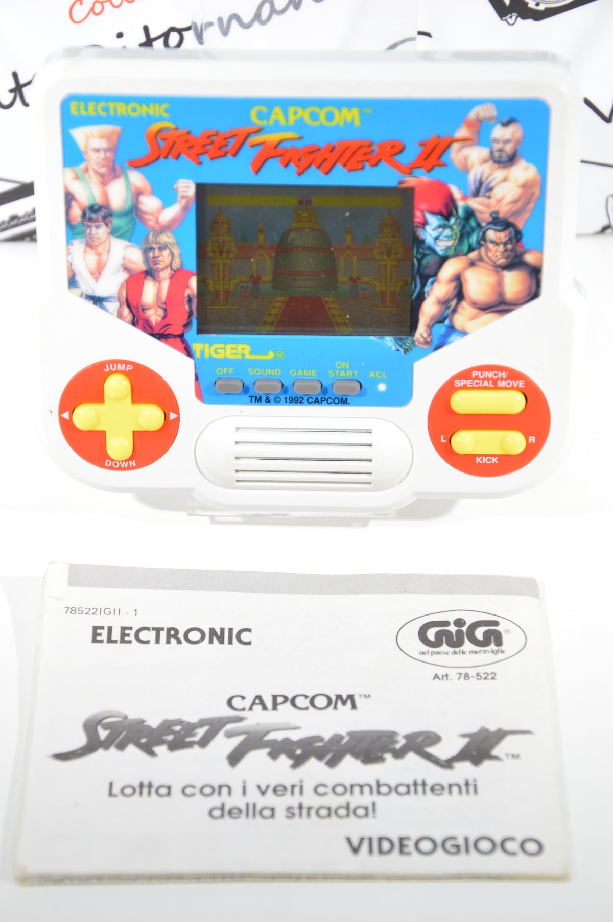 Tiger electronic Street fighter II + istruzioni testato e funzionante