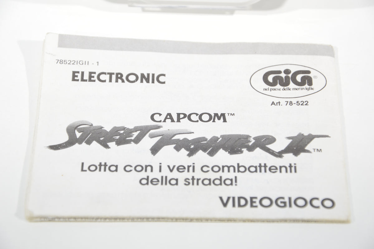 Tiger electronic Street fighter II + istruzioni testato e funzionante