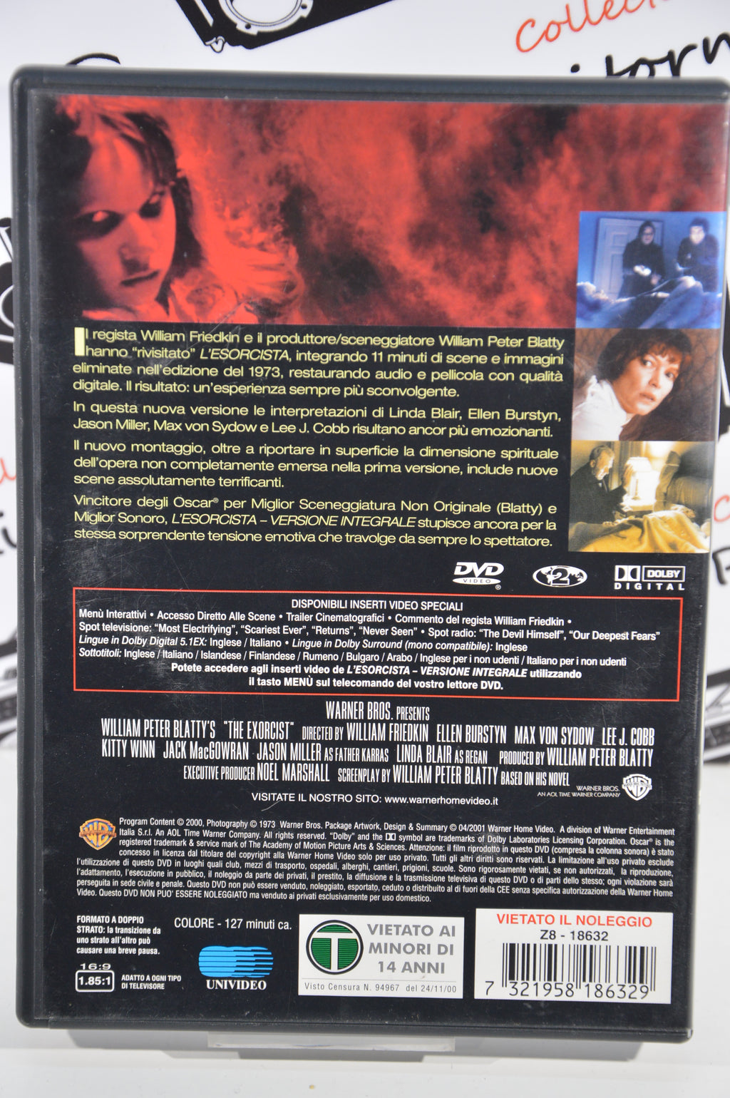 L'esorcista versione integrale Dvd Italiano