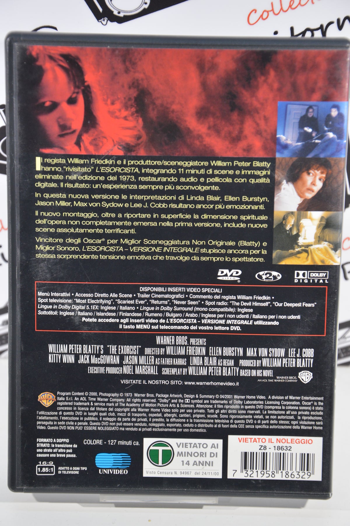 L'esorcista versione integrale Dvd Italiano
