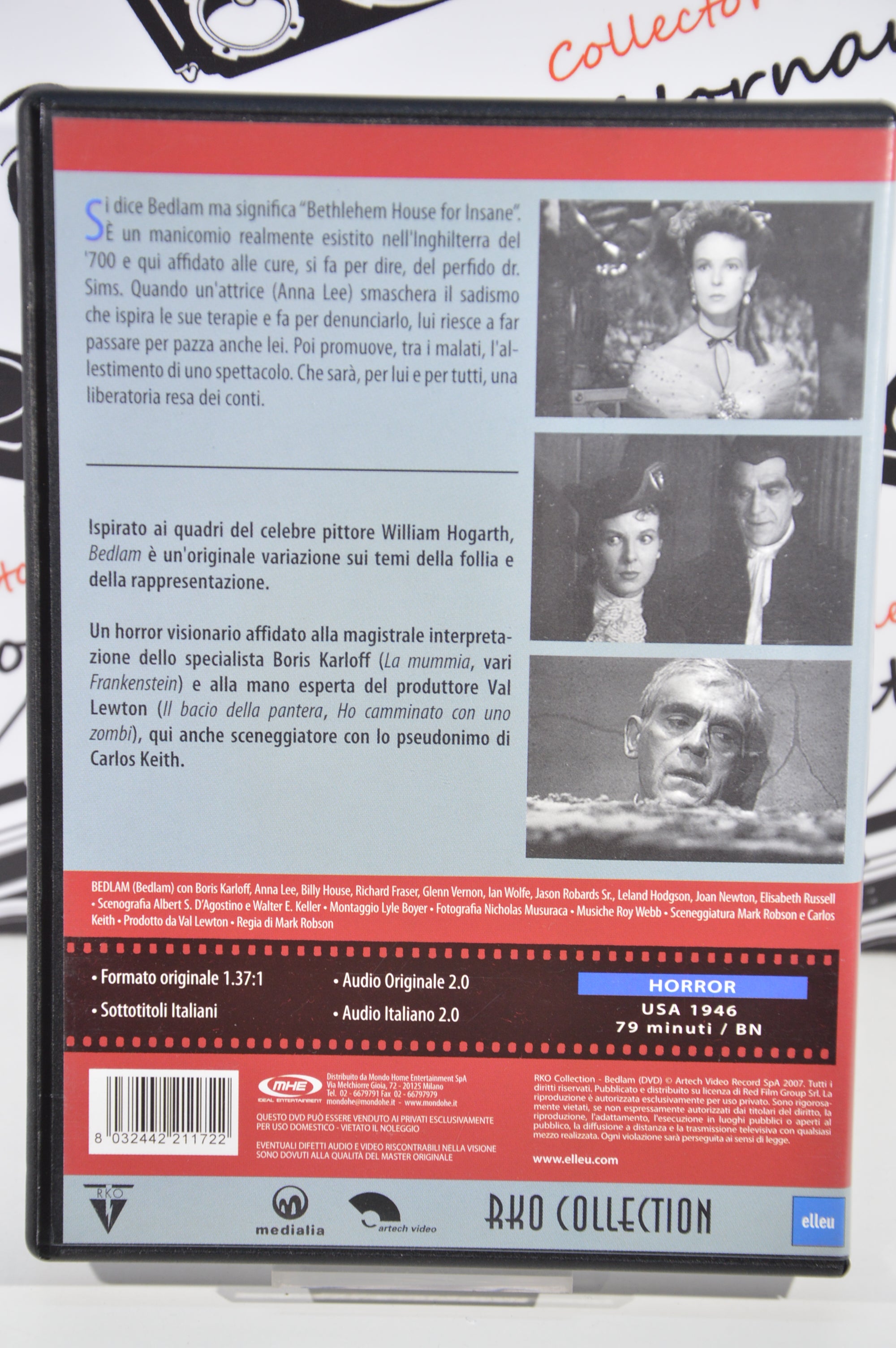 Bedlam Dvd Italiano collezione