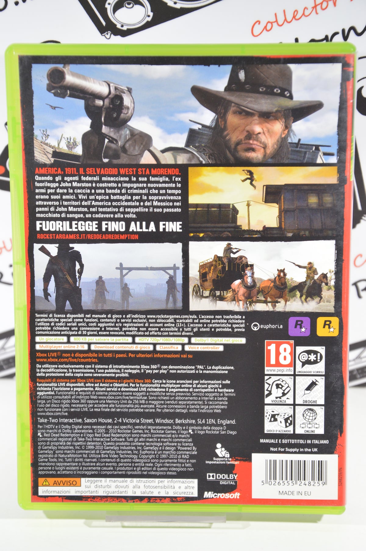 Red dead redemption Microsoft Xbox 360 18+ Multilingua