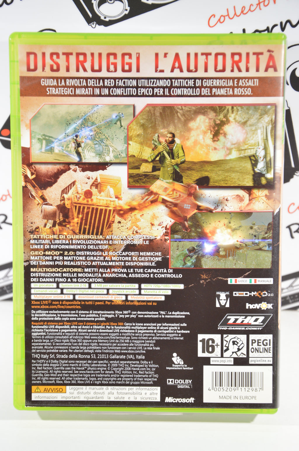 Red faction guerrilla Microsoft Xbox 360 16+ Multilingua