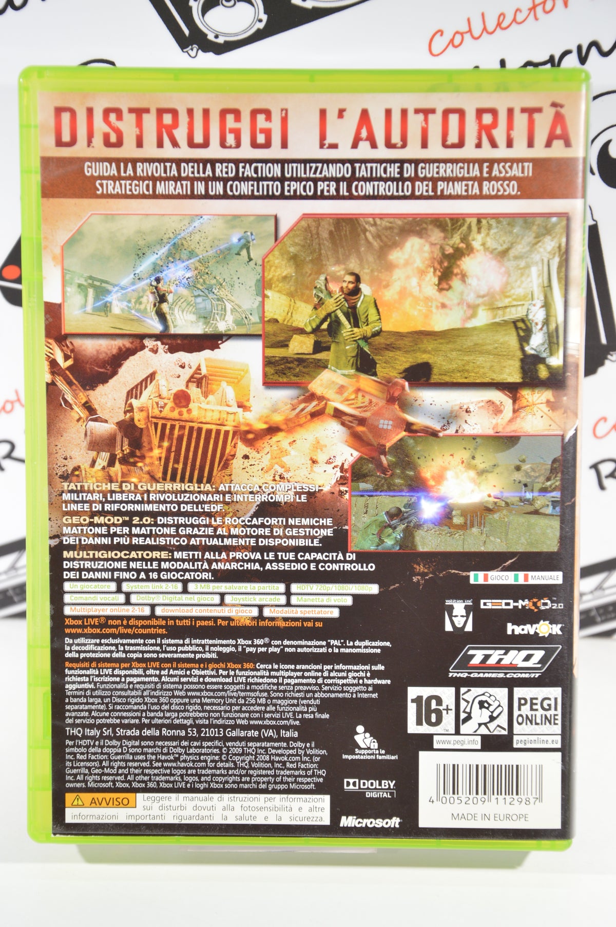 Red faction guerrilla Microsoft Xbox 360 16+ Multilingua