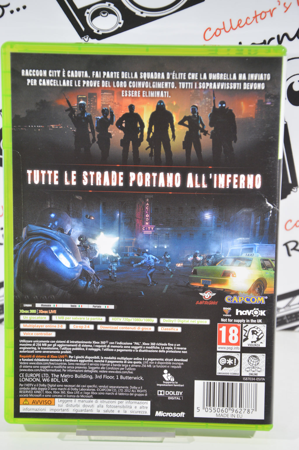 Resident evil operation Raccoon city Xbox 360 18+ Multilingua