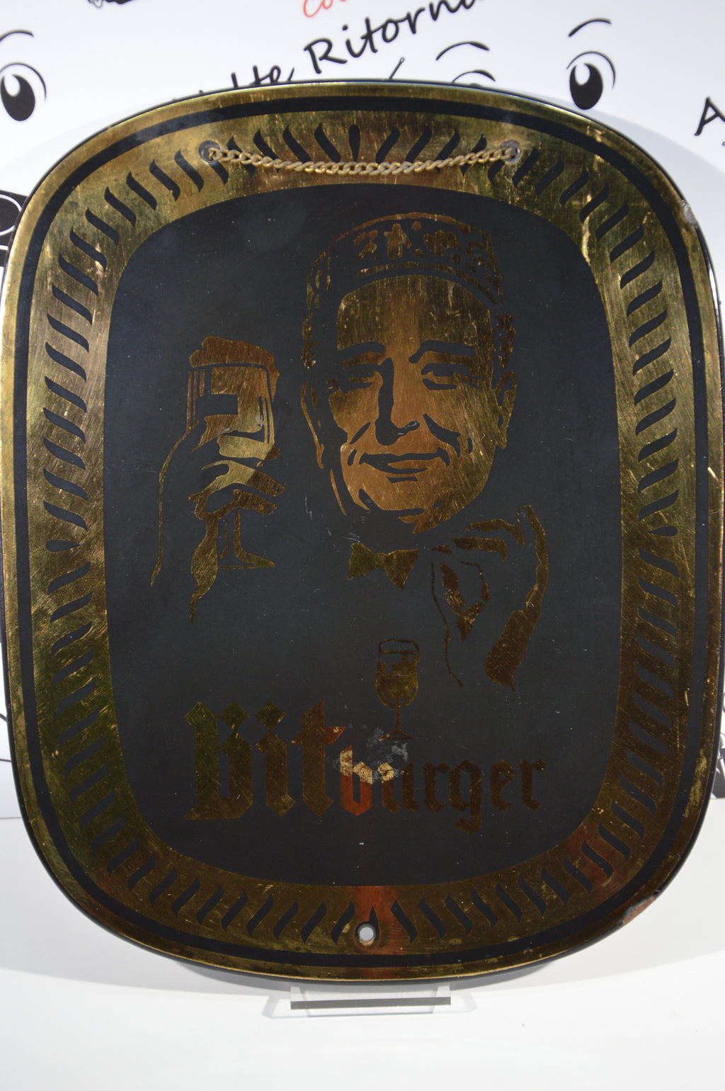 Targa birra Bit Burger anni '90