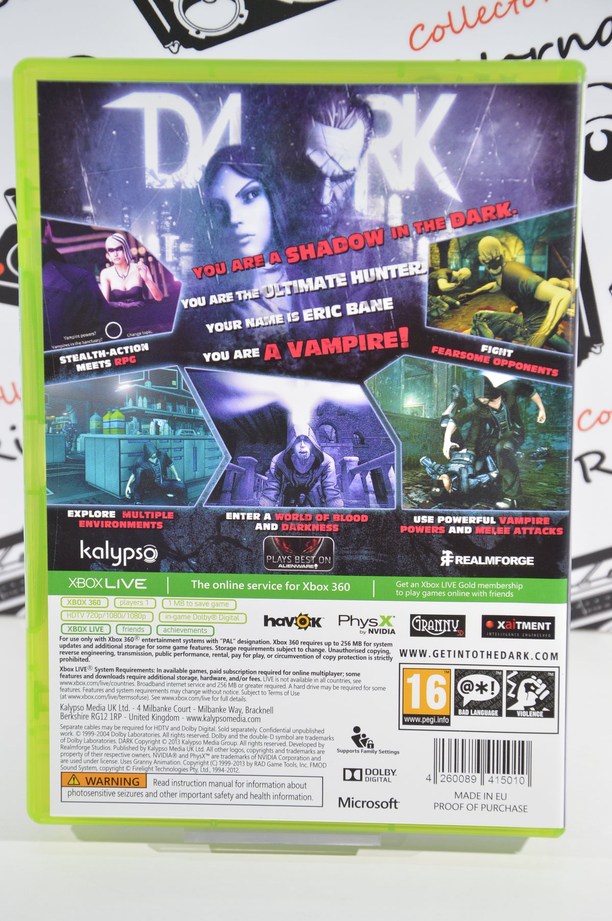 Dark Xbox 360 16+ Lingua Inglese