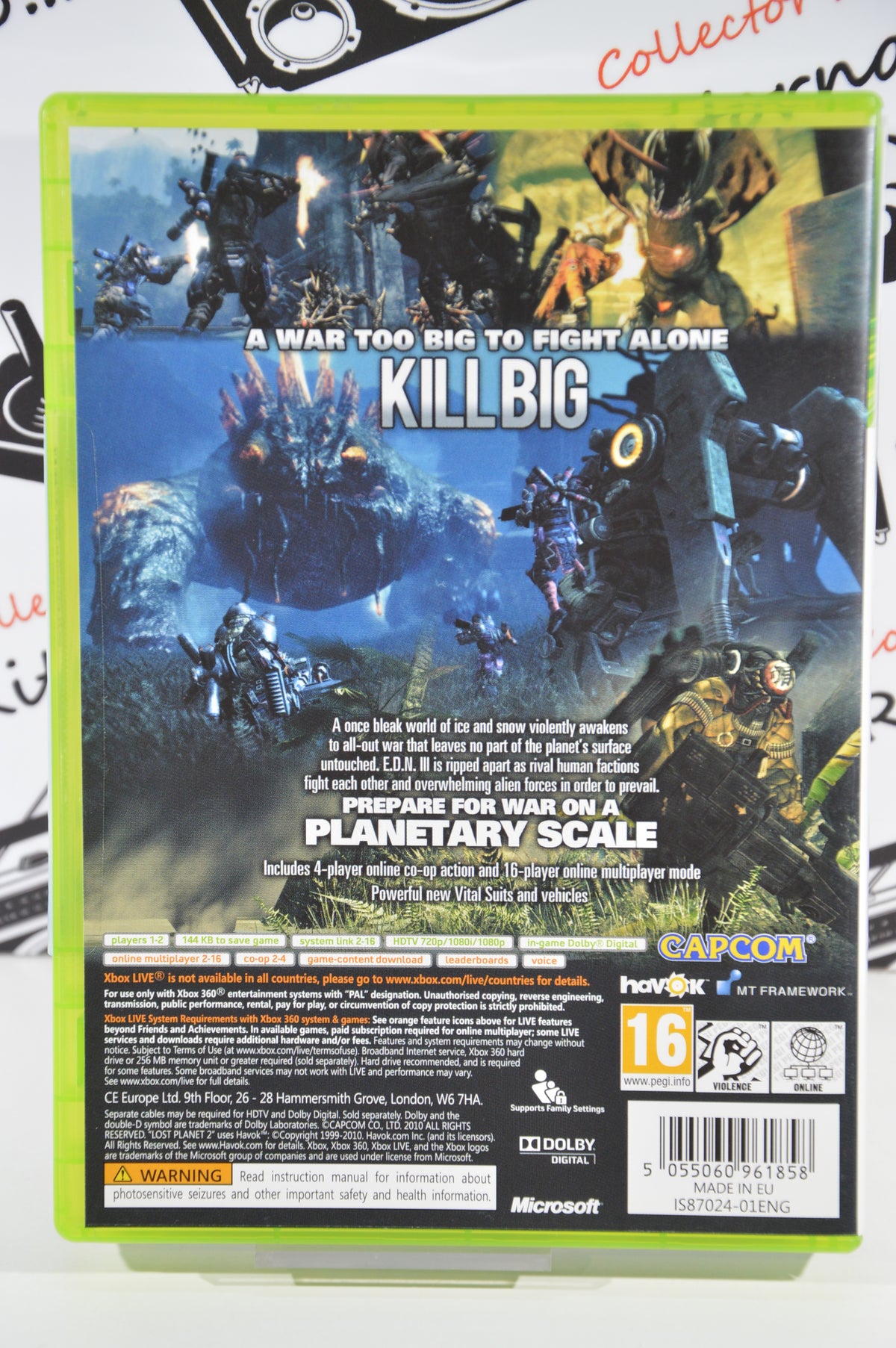 Lost Planet 2 Microsoft Xbox 360 16+ Multilingua