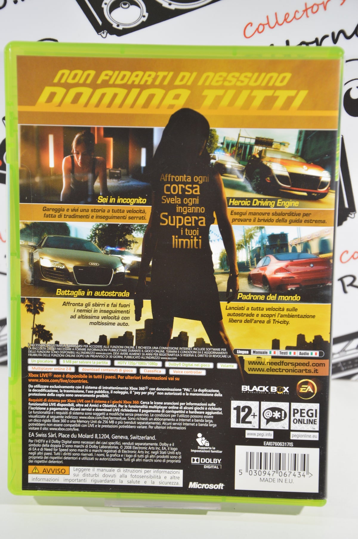 Need for speed Undercover Xbox 360 12+ Multilingua