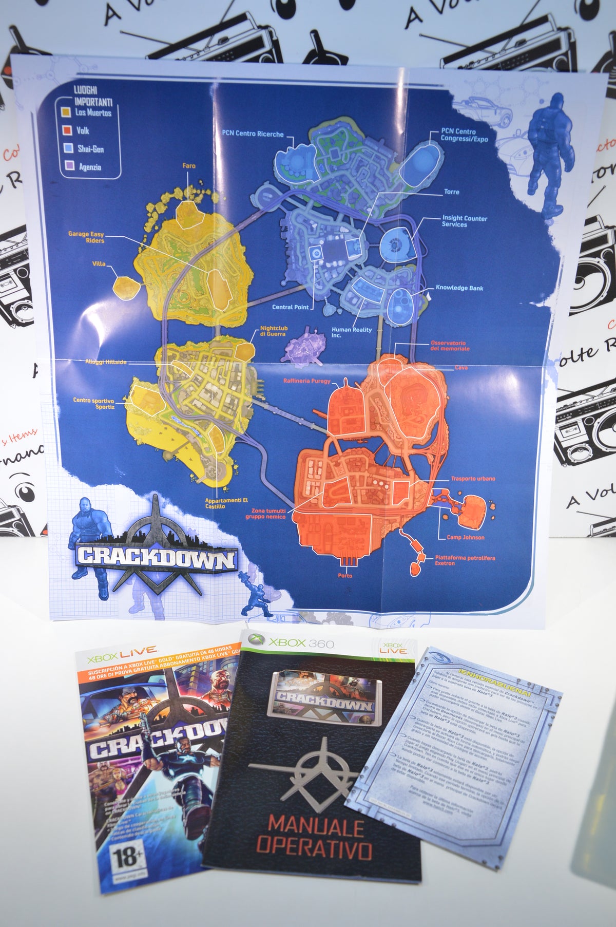 Crackdown Microsoft Xbox 360 18+ Multilingua con mappa