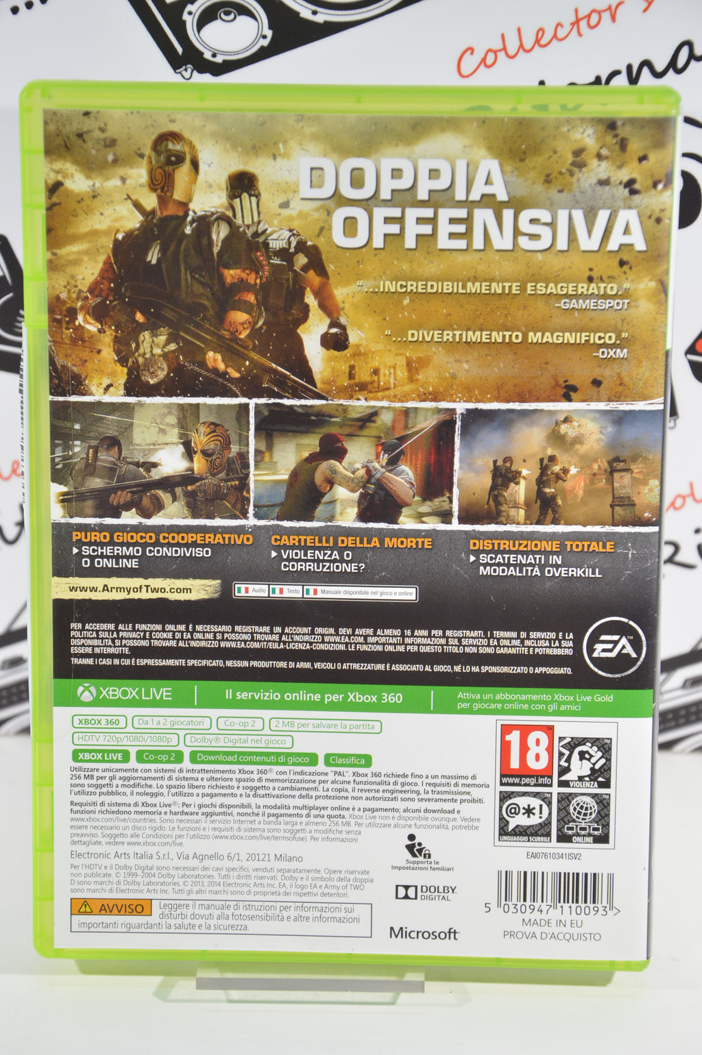 Army of Two The devil's Cartel Xbox 360 18+ Multilingua