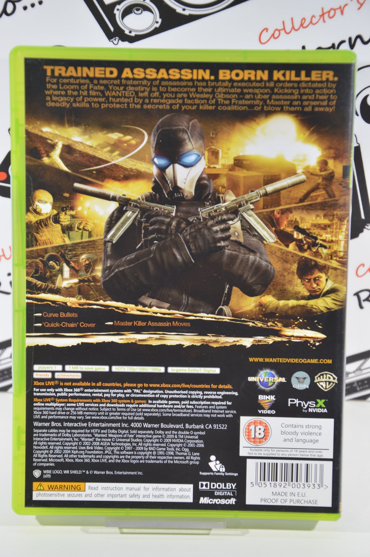Wanted weapons of fate Xbox 360 18+ Multilingua