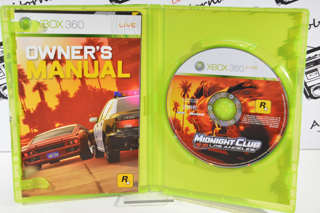 Midnight club Los Angeles Xbox 360 18+ Multilingua con Mappa