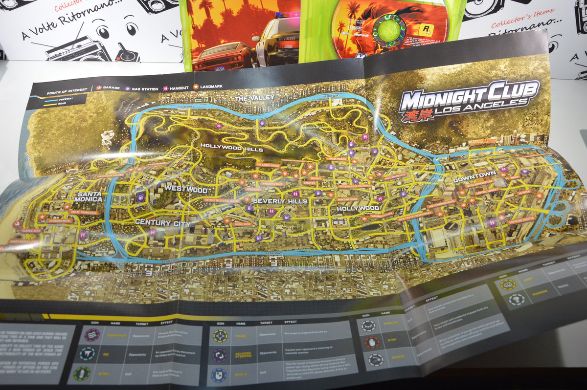 Midnight club Los Angeles Xbox 360 18+ Multilingua con Mappa