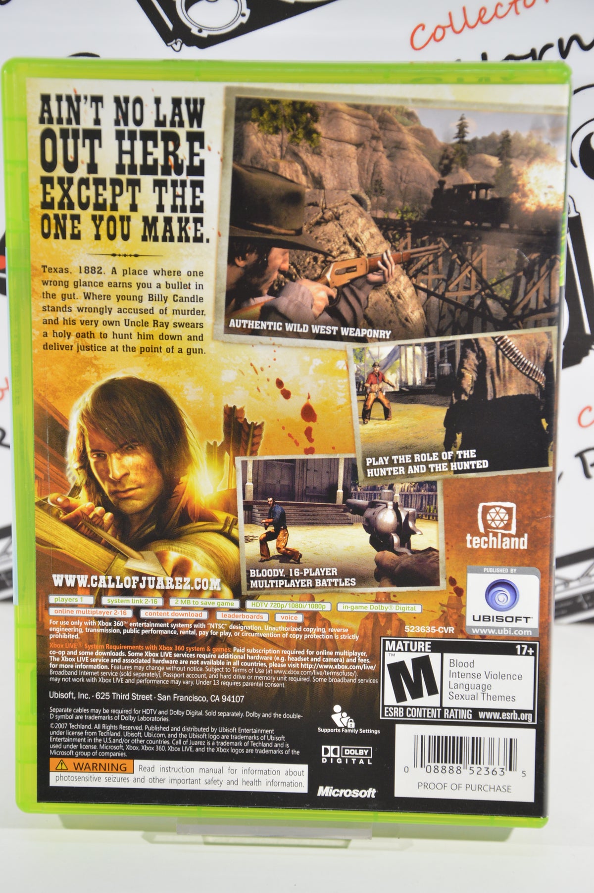 Call of Juarez Xbox 360 18+ Lingua inglese
