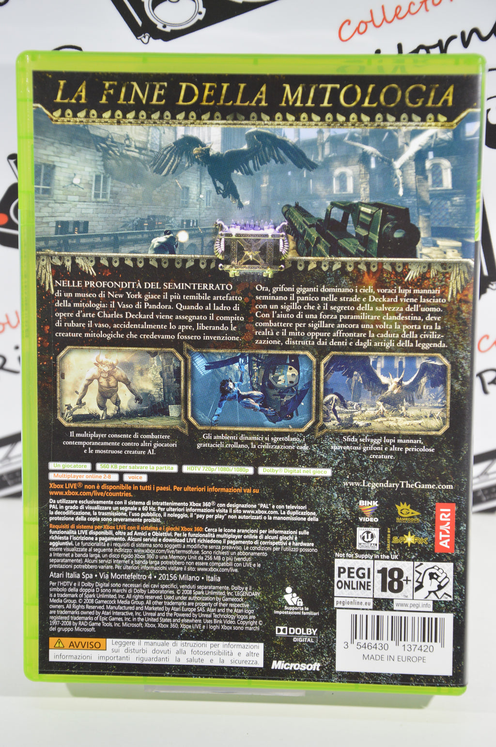 Legendary Xbox 360 18+ Multilingua